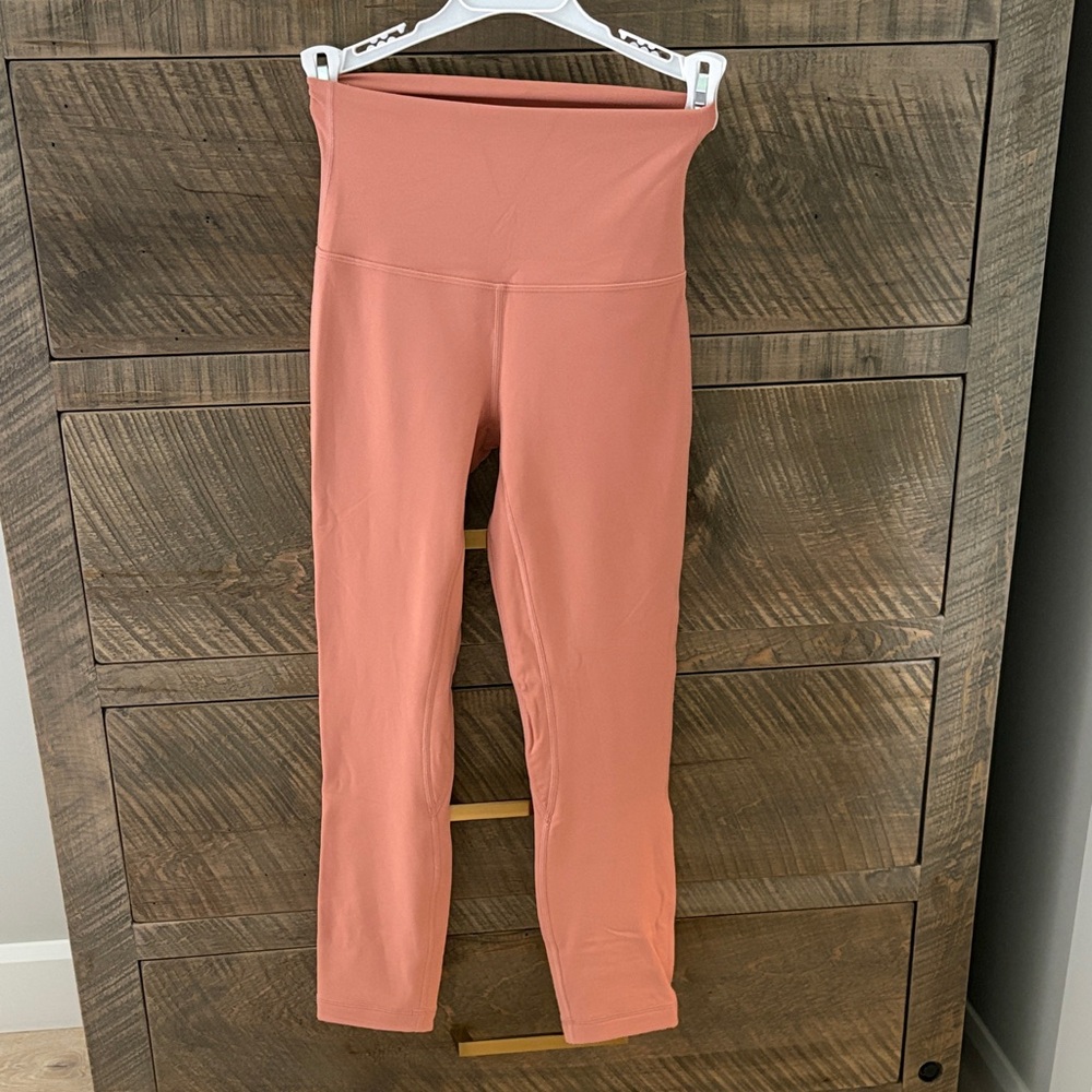 High-Waisted Coral Leggings